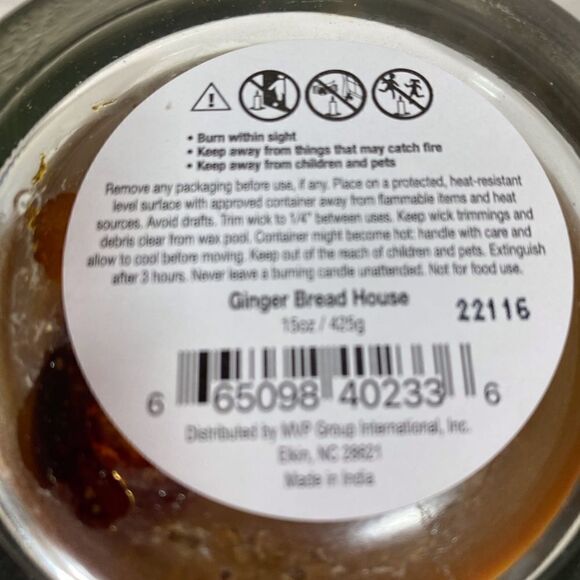 15 Ounce Gingerbread House by Colonial Candle of Cape Cod - Picture 3 of 4